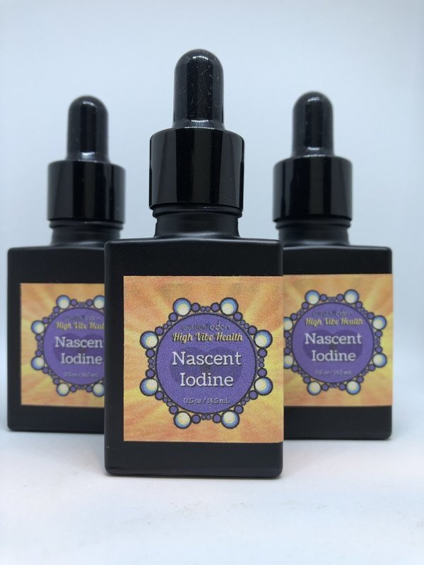 High Vibe Health from The Garden Nascent Iodine 3 pack