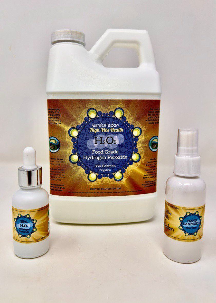 1/2 gallon 35% Food Grade Hydrogen Peroxide
