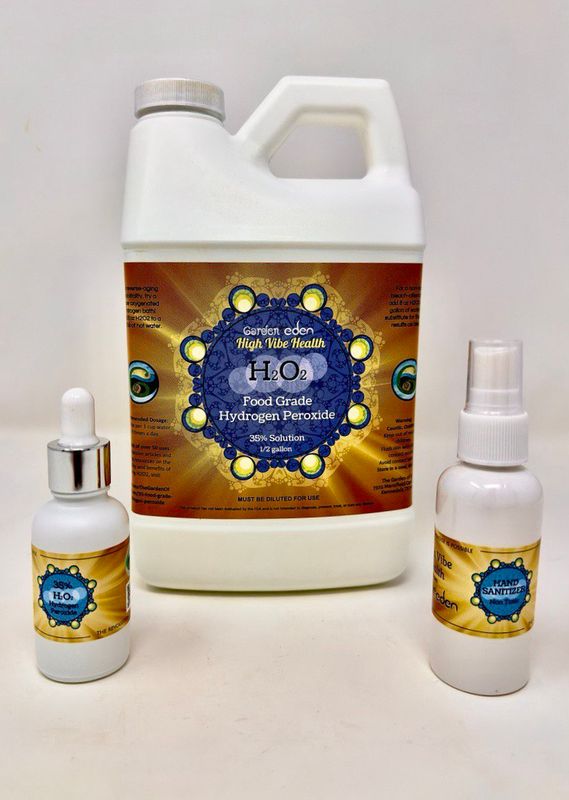 1/2 gallon 35% Food Grade Hydrogen Peroxide