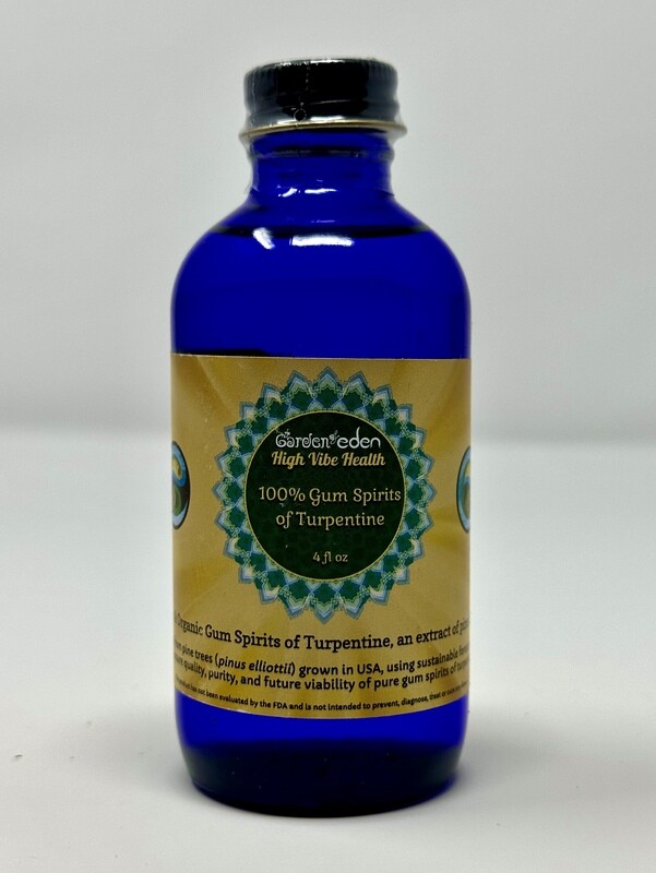 4 oz 100% Gum Spirits of Turpentine