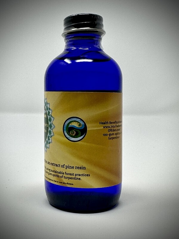 4 oz 100% Gum Spirits of Turpentine