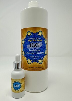High Vibe Health from The Garden of Eden 32 oz 35% Food Grade Hydrogen Peroxide