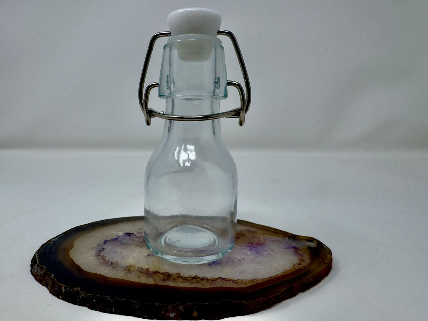 2 oz Mini Glass Swing Top Bottle