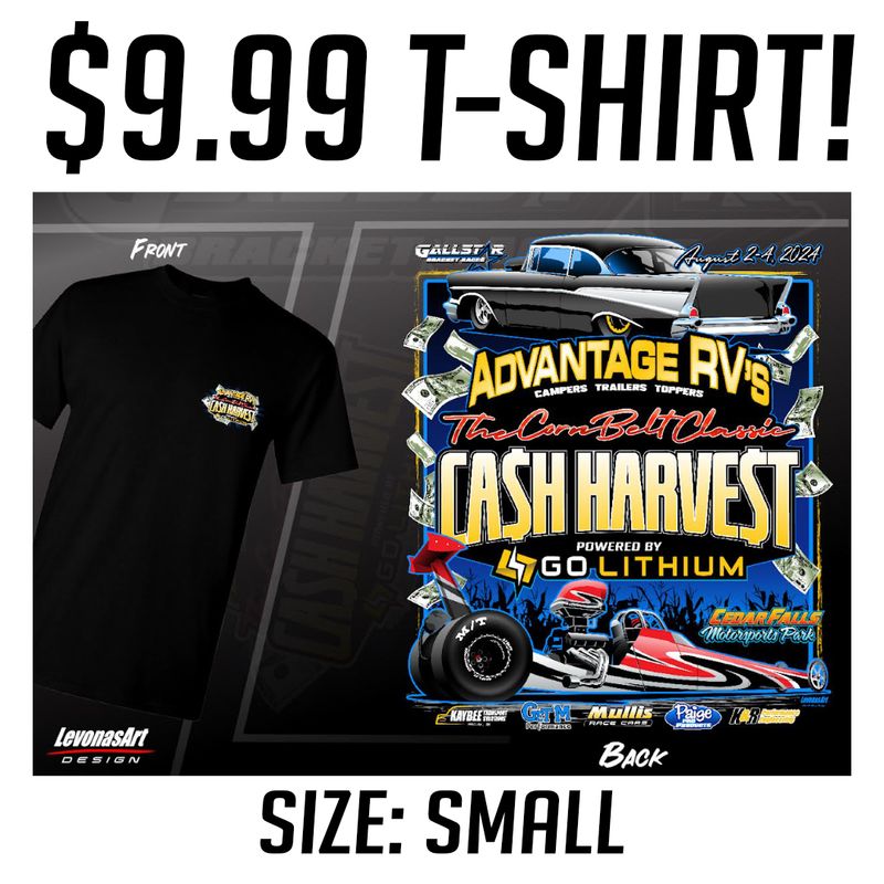 CASH HARVEST 2024 SHIRT (SMALL)