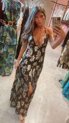 Kelly Lame Jacquard Beach  Dress
