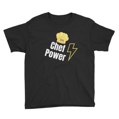 Chef Power With Chef Hat Short Sleeve T-Shirt