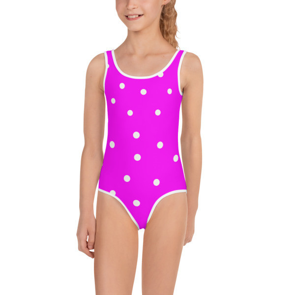 Pink Peek A Boo Kids Swimsuit, Size: 2T