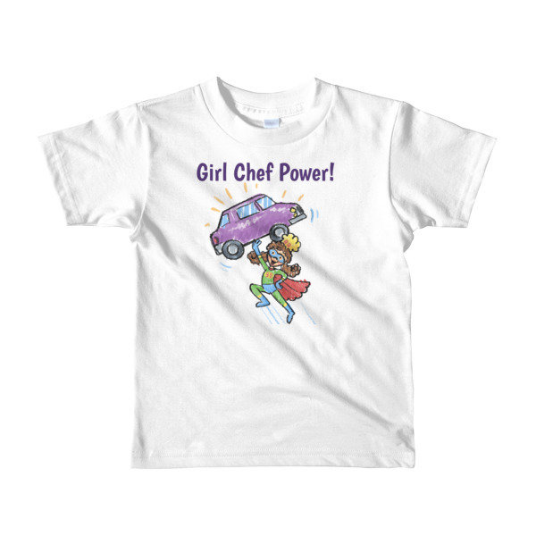 Girl Chef Power Short Sleeve kids t-shirt