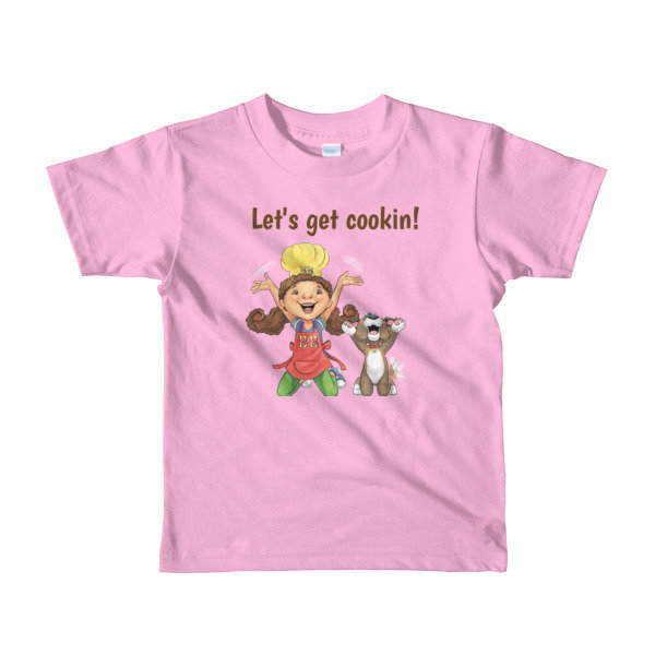 Let&#39;s get cookin Short sleeve kids t-shirt