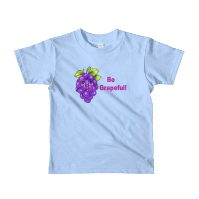 Be Grapeful Short sleeve kids t-shirt