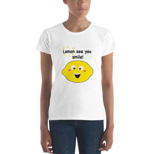 Lemon See You Smile Women&#39;s short sleeve t-shirt