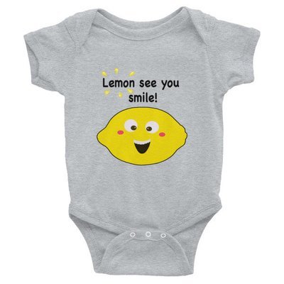 Lemon See You Smile Infant Bodysuit