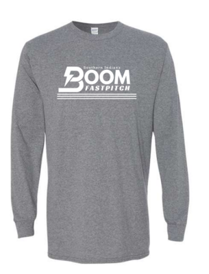 Boom Softball Logo Long Sleeve