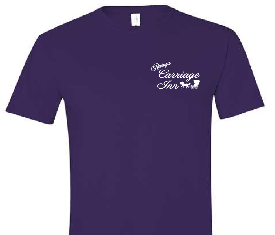 Rexing's Carriage Inn Purple Tee