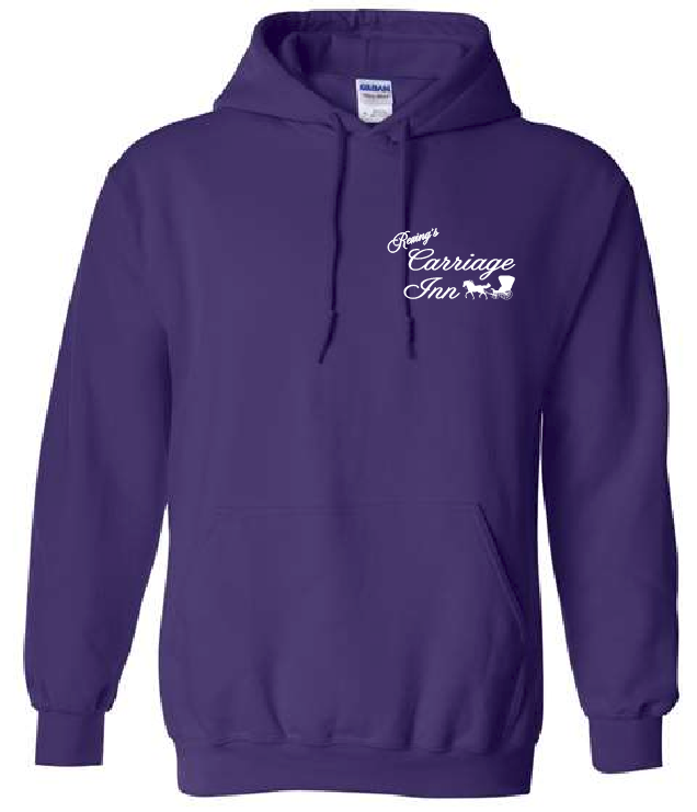 Rexing's Carriage Inn Purple Hoodie