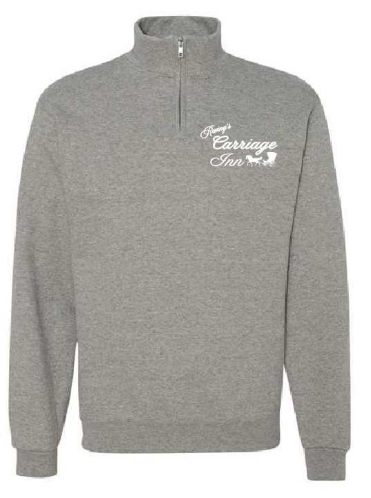 Rexing's Carriage Inn Grey 1/4 zip