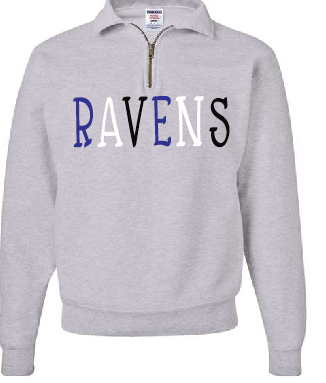 St. Bens Womens Embroidered 1/4 zip
