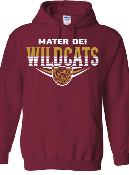 MD Wildcat Two Color Hoodie - Gildan