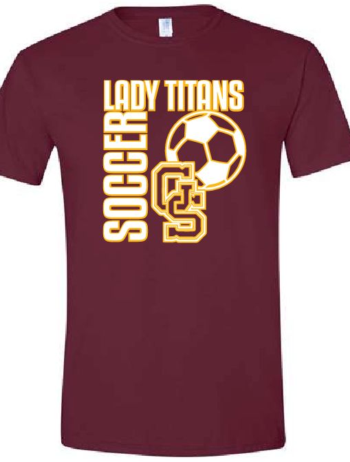 Lady Titan Soccer Fan T-shirt