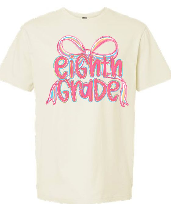 Eighth Grade Bow Tee