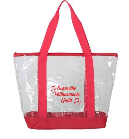 Evansville Philharmonic Guild Clear Tote