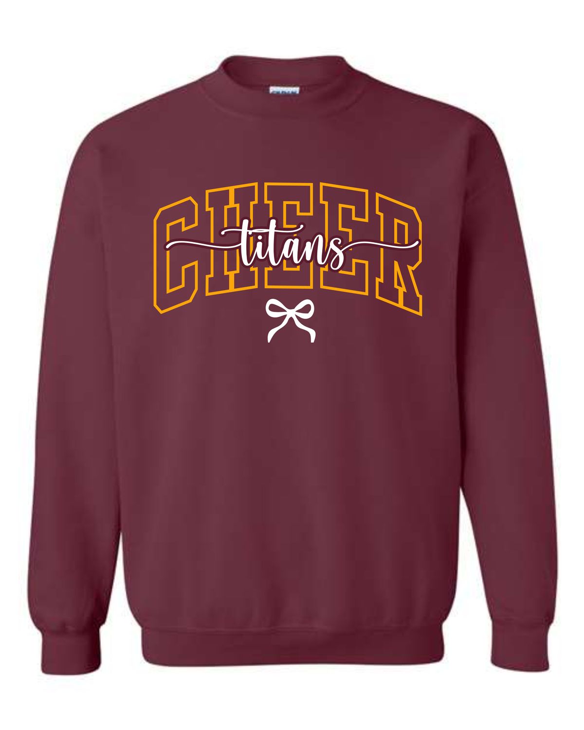 Titans Cheer Maroon Crew