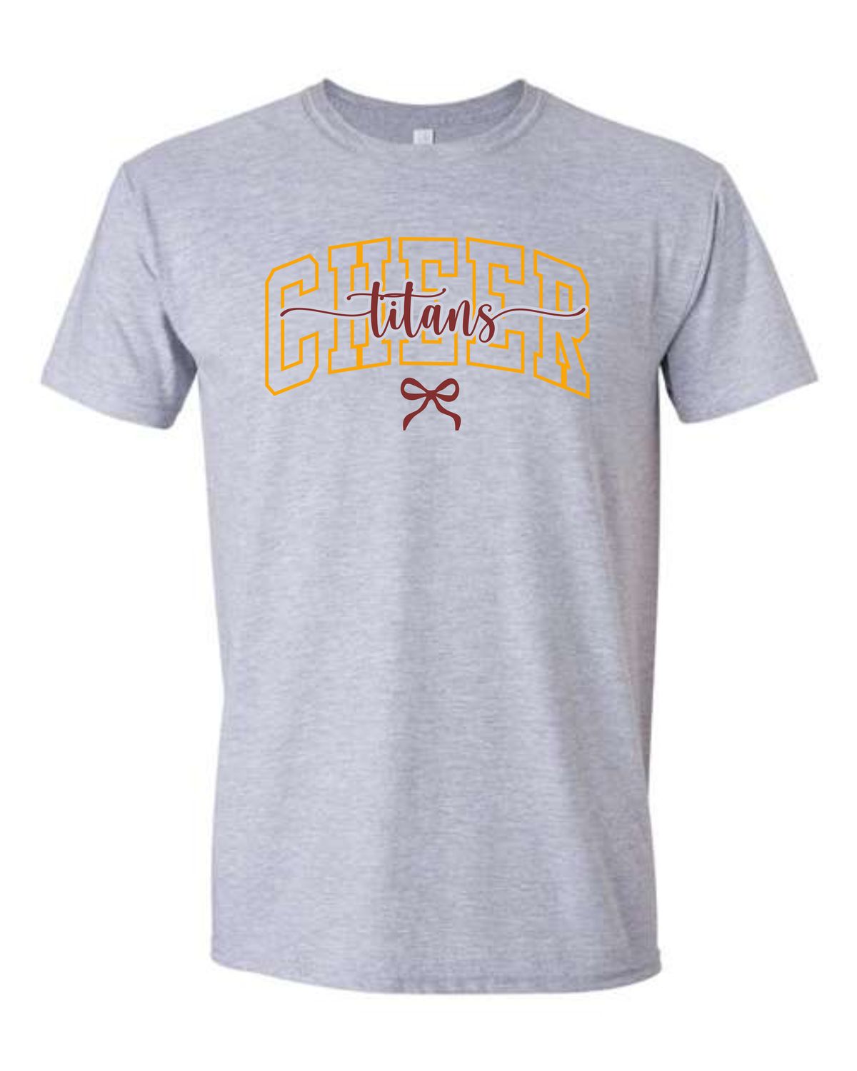 Titans Cheer Gray Tee