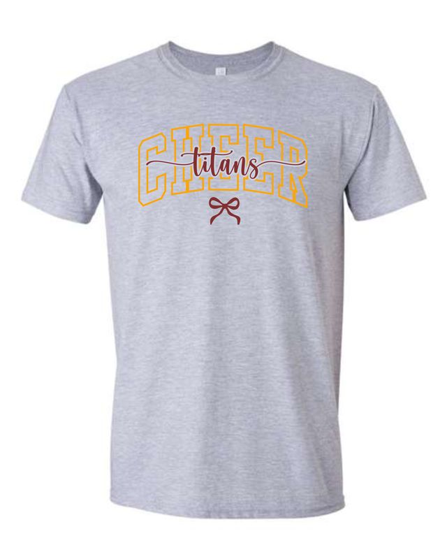 Titans Cheer Gray Tee