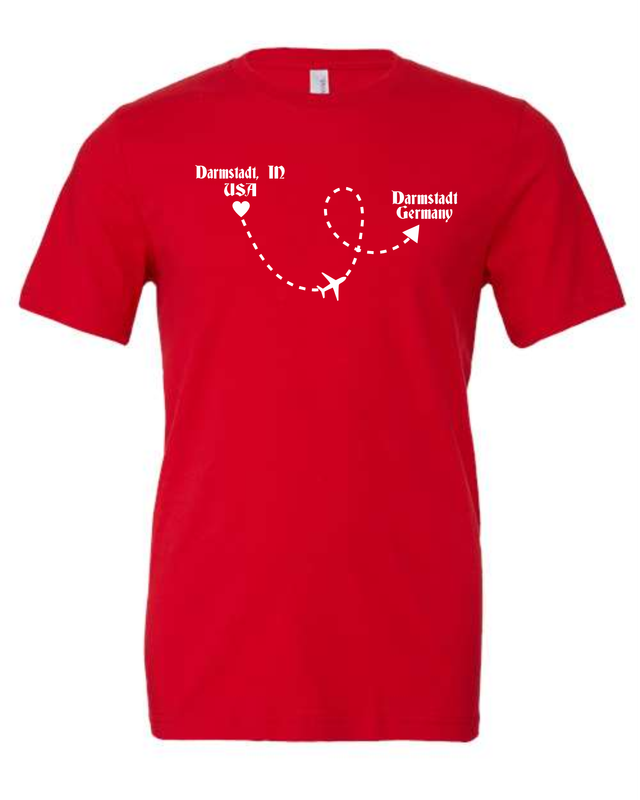 Darmstadt Germany Red Tee