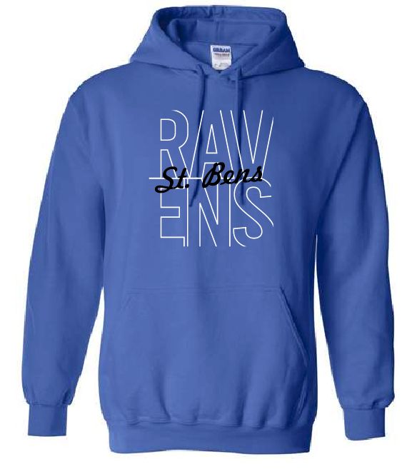 Ravens Outline Hoodie