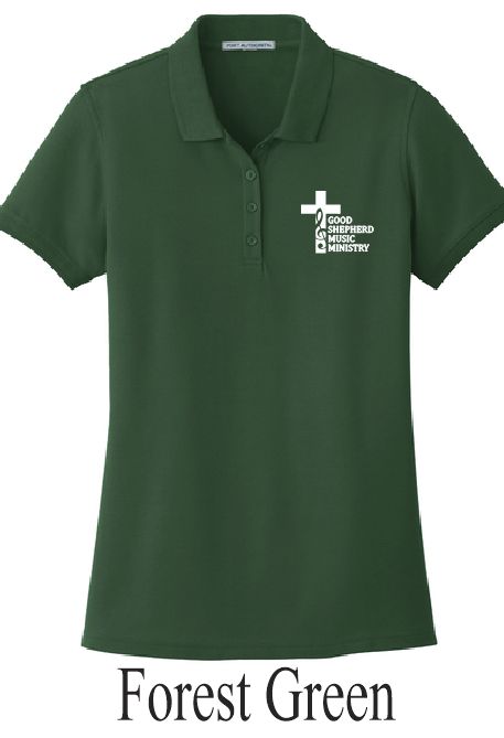 Good Shepherd Music Ministry Womens Short Sleeve Polo