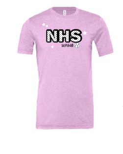 NHS Lilac Softball Tee