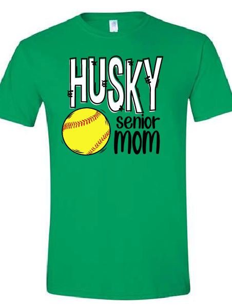Husky Softball Senior Mom Tee