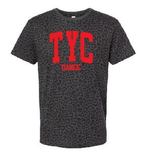TYC Unisex Black Leopard Tee