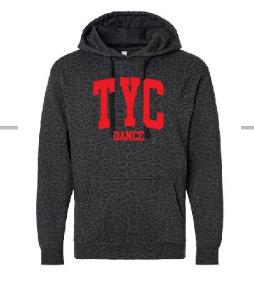 TYC Black Leopard Hoodie