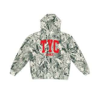 TYC Vintage Grey Camo Hoodie