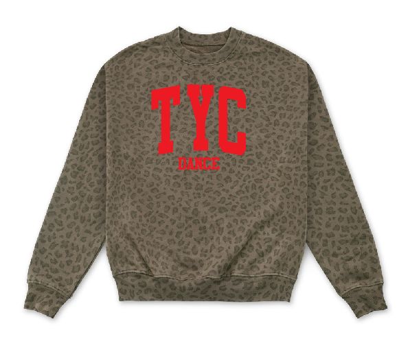 TYC Brown Leopard Crew