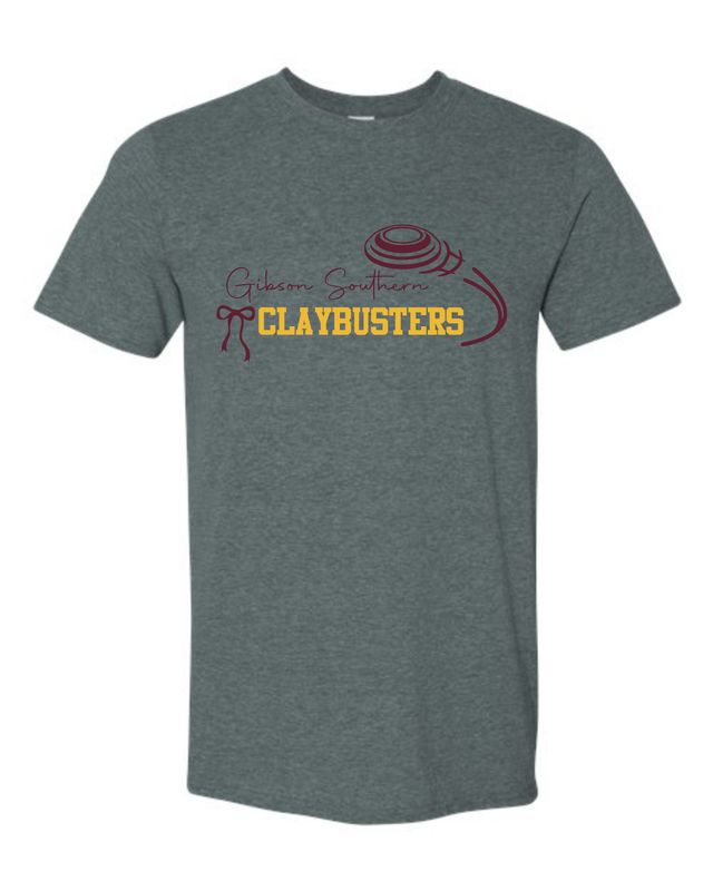 GS ClayBusters Grey Bow Tee