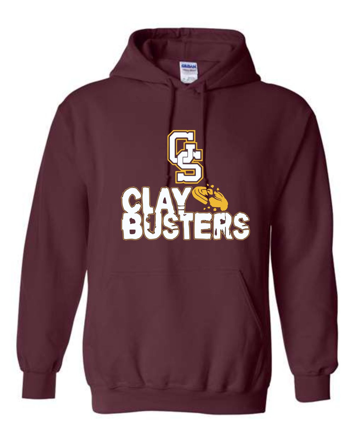GS Claybusters Maroon Hoodie