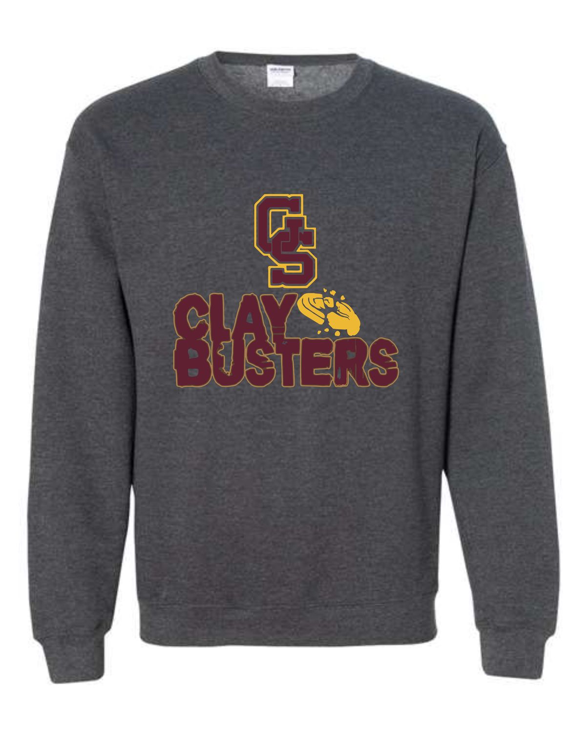 GS Claybusters Grey Crewneck