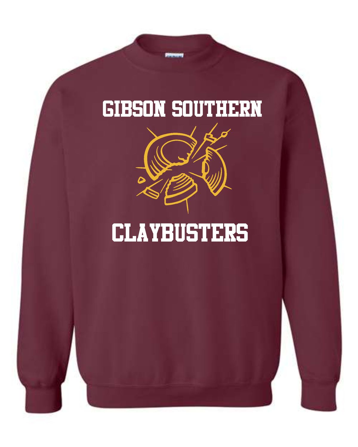 GS Breakin Clay Maroon Crewneck