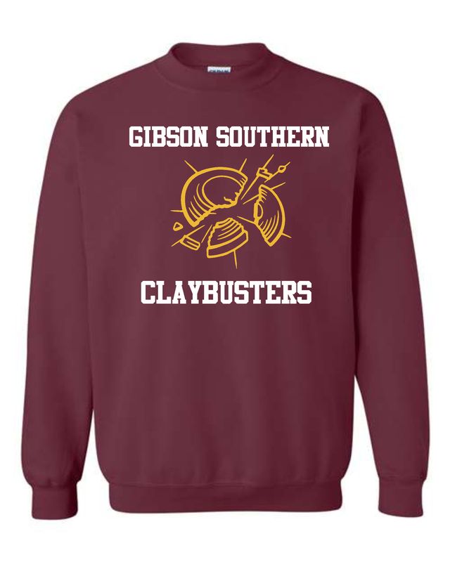 GS Breakin Clay Maroon Crewneck