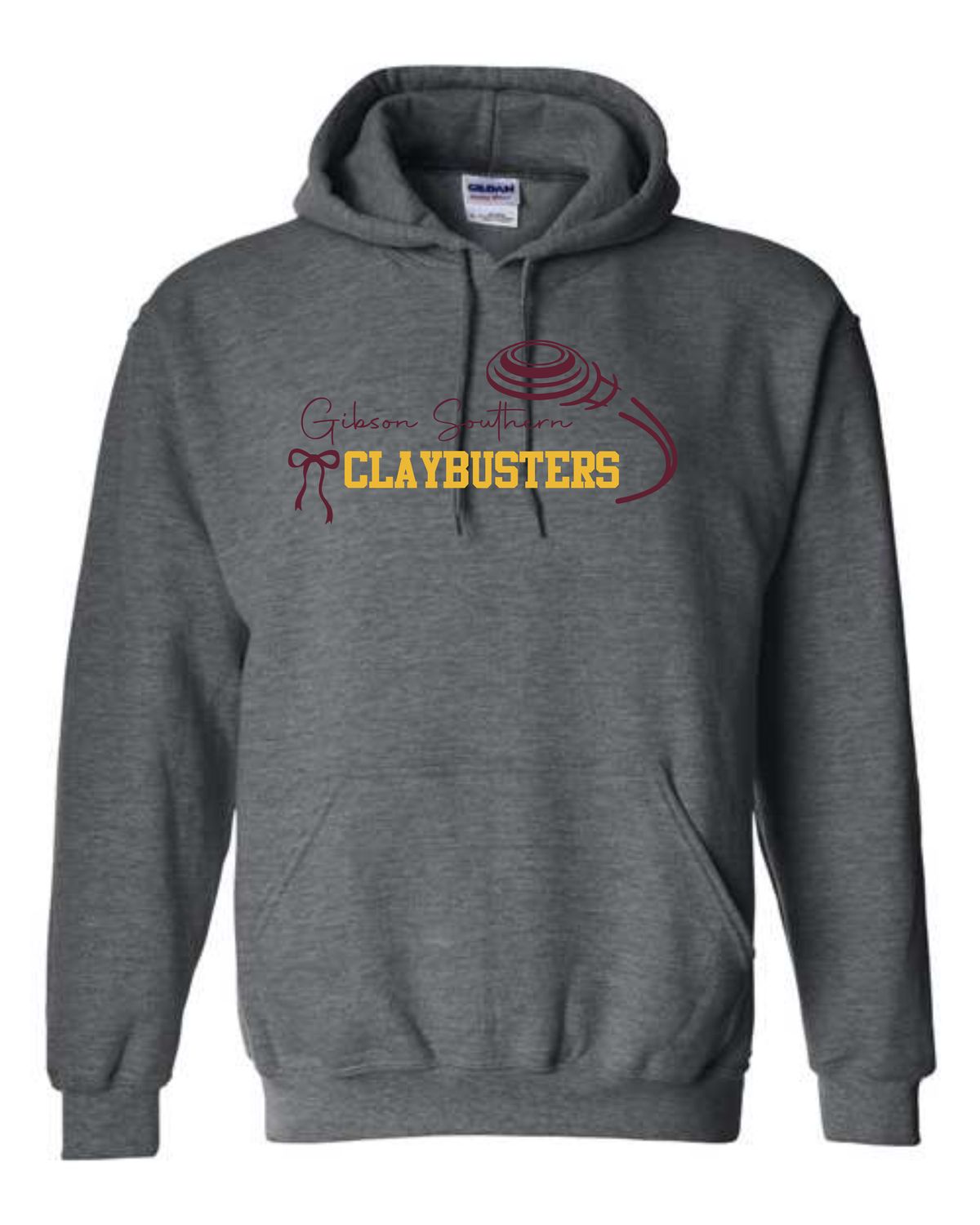 GS Claybusters Bow Grey Hoodie
