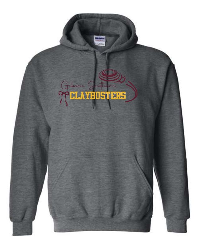 GS Claybusters Bow Grey Hoodie