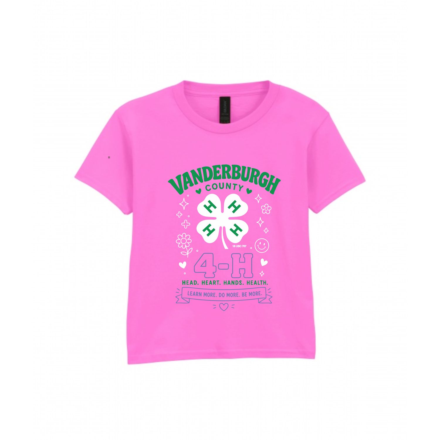 Youth 4-H Learn More. Do More. Be More. Tee