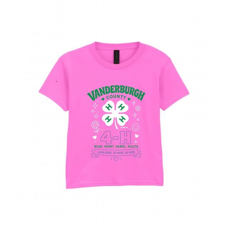 Youth 4-H Learn More. Do More. Be More. Tee