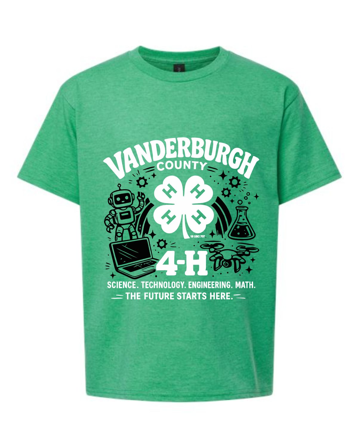 Youth 4-H Science.Technology.Engineering.Math Tee