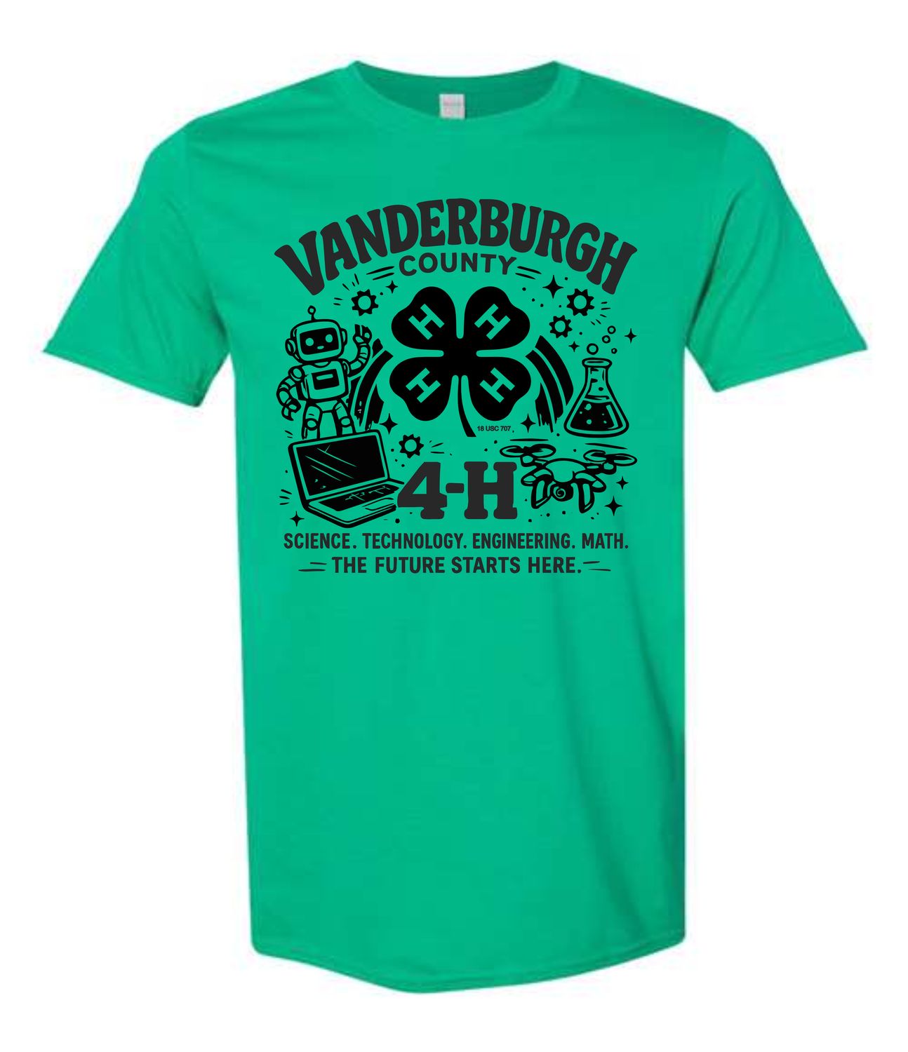 Youth 4-H Science. Technology. Engineering. Math Tee