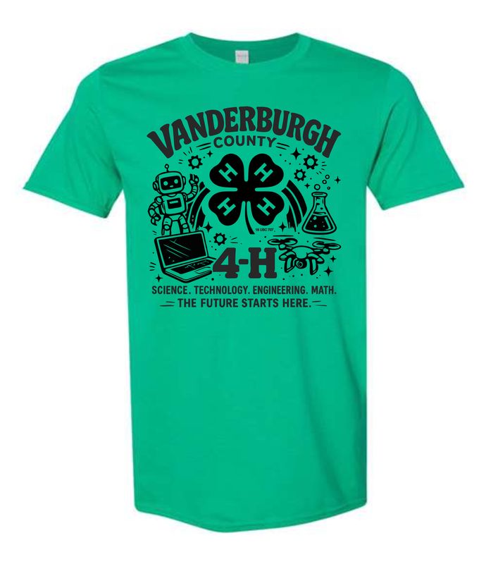 Youth 4-H Science. Technology. Engineering. Math Tee