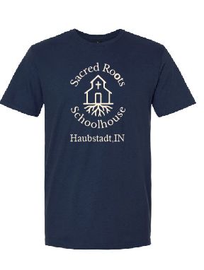 Sacred Roots Tee in Navy